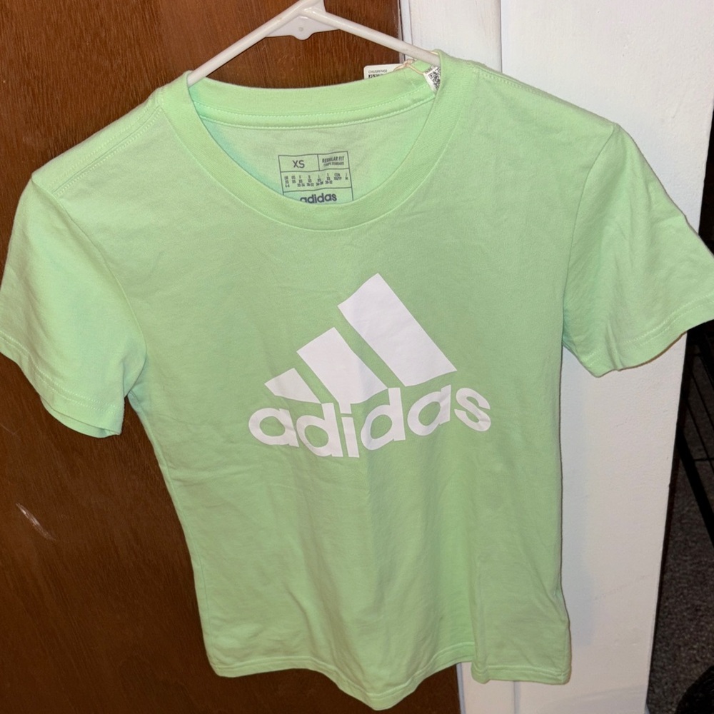 NWT Adidas Womens Mint Green Tee
